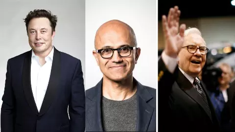 1 ट्रिलियन डॉलर वाले सीईओ Elon Musk, जानें सत्या नडेला से लेकर टिम कुक और वॉरेन बफे की कितनी है सैलरी 1 ट्रिलियन डॉलर वाले सीईओ Elon Musk, जानें सत्या नडेला से लेकर टिम कुक और वॉरेन बफे की कितनी है सैलरी