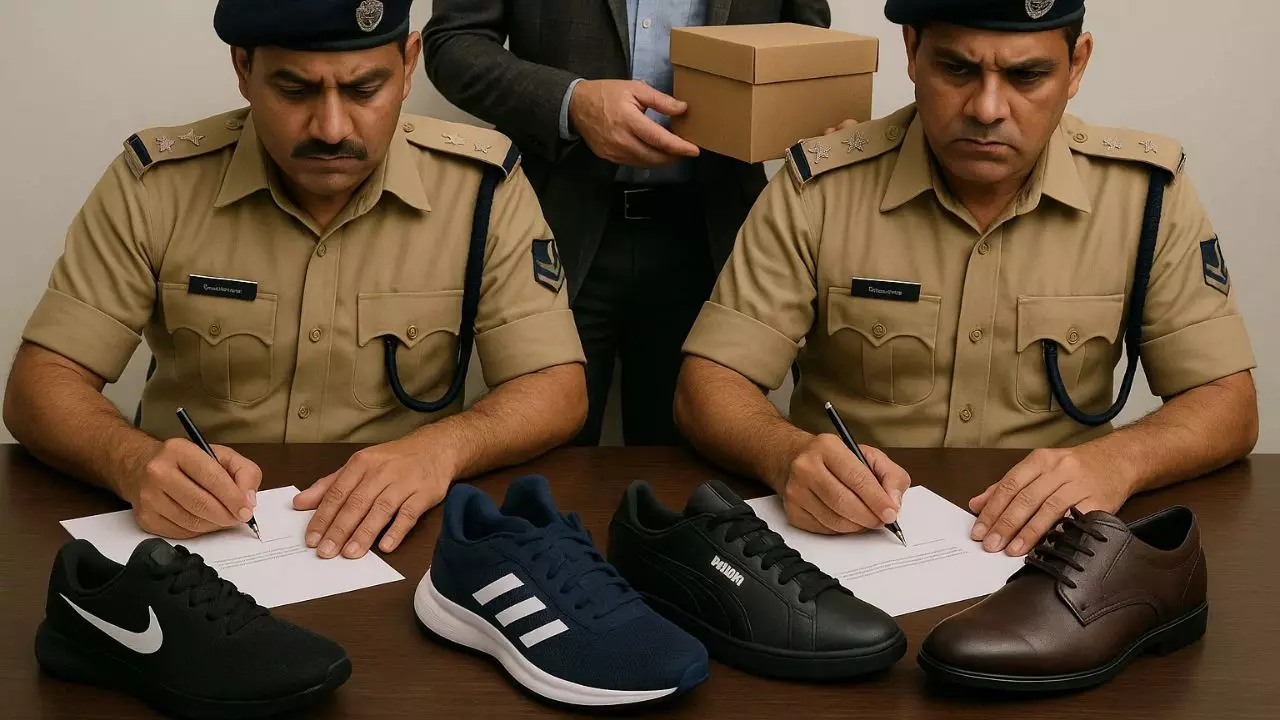 भेज दो चार जोड़ी ब्रांडेड जूते... व्यापारी से इस तरह रिश्वत ले रहे थे पुलिस अधिकारी, दो निलंबित; जांच के घेरे में आए 9 और पुलिसकर्मी