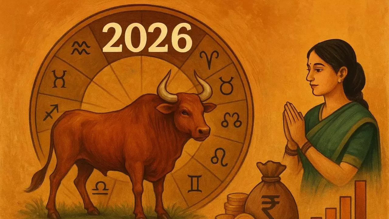 Rashifal 2026: वृषभ राशि वालों के लिए कैसा रहेगा साल 2026? जानिए करियर-व्यापार से लेकर आर्थिक स्थिति तक