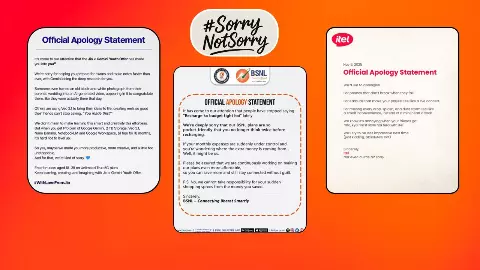क्या है SorryNotSorry ट्रेंड? कंपनियों ने बिना गलती के मांगी माफ़ी, बन गया सबसे वायरल फॉर्मूला क्या है SorryNotSorry ट्रेंड? कंपनियों ने बिना गलती के मांगी माफ़ी, बन गया सबसे वायरल फॉर्मूला