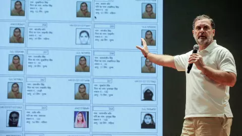 राहुल गांधी का हरियाणा में ‘501 वोटर वाला घर’ का दावा हुआ फेल, BLO की गलती ने आरोप को बना दिया मज़ाक; अब शुरू हुई जांच
