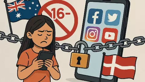 ऑस्ट्रेलिया-डेनमार्क ने 16 साल से कम उम्र के बच्चों के लिए सोशल मीडिया यूज करने पर लगाया बैन, क्या भारत में ऐसा करना मुमकिन है? ऑस्ट्रेलिया-डेनमार्क ने 16 साल से कम उम्र के बच्चों के लिए सोशल मीडिया यूज करने पर लगाया बैन, क्या भारत में ऐसा करना मुमकिन है?