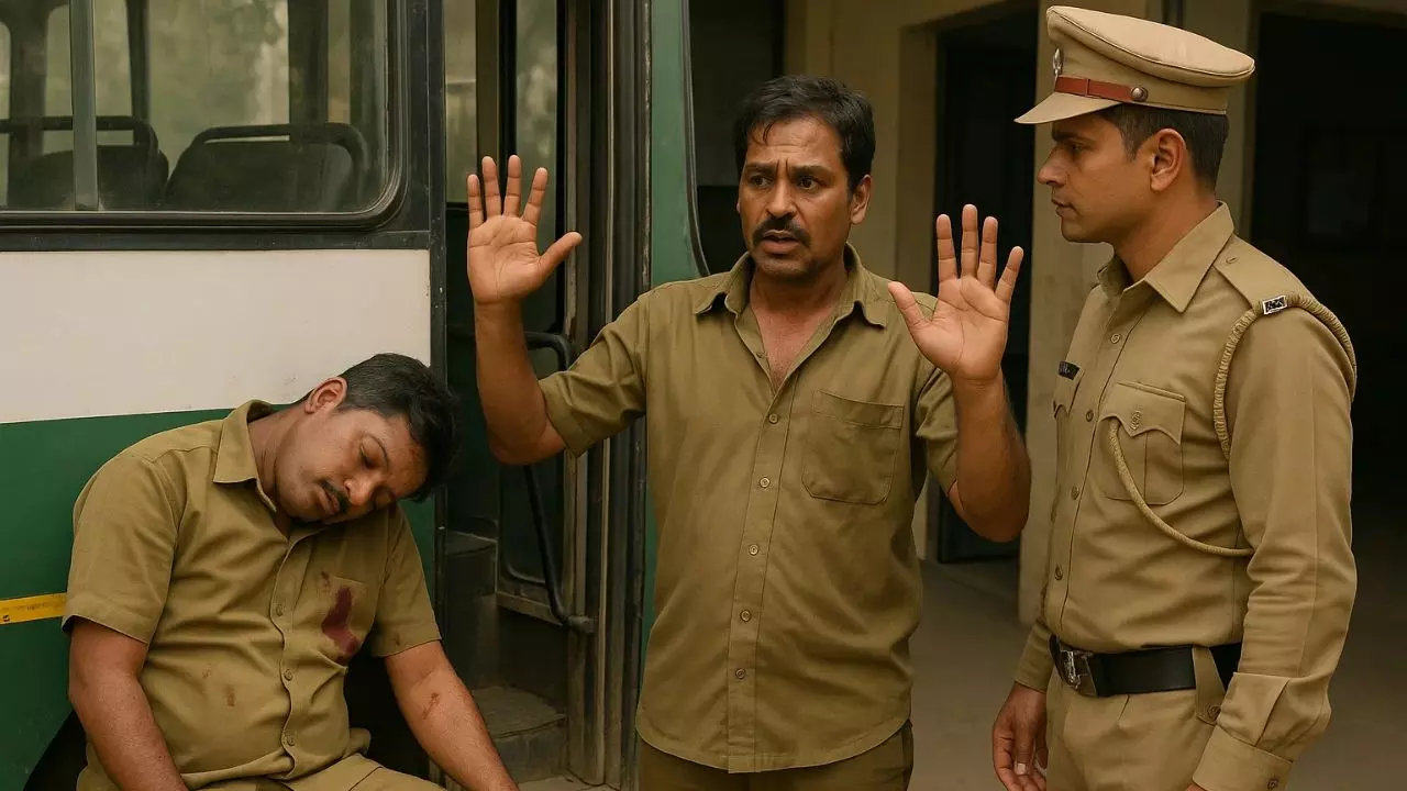 बस कंडक्टर को गोली मार थाने पहुंच गया ड्राइवर, पुलिस को लाश दिखाकर कर किया सरेंडर