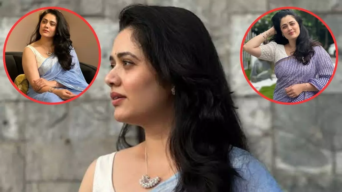 कौन हैं गिरिजा ओक, जिनकी तस्वीरों ने सोशल मीडिया को किया हैंग? लोग कह रहे- नीली साड़ी वाली हसीना