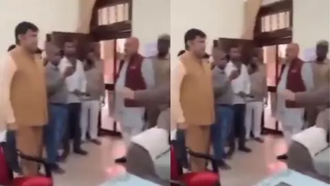 नंगा करके घुमाऊंगा, जूते से मारूंगा यूपी के विधायक विनय वर्मा का वीडियो वायरल, अधिकारी पर लगाया दलाली का आरोप