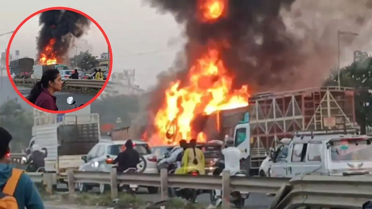 पुणे-बेंगलुरु हाईवे पर भीषण सड़क हादसा, नवले ब्रिज के पास कंटेनर ने कई गाड़ियों को मारी टक्कर; 7 की मौत-VIDEO