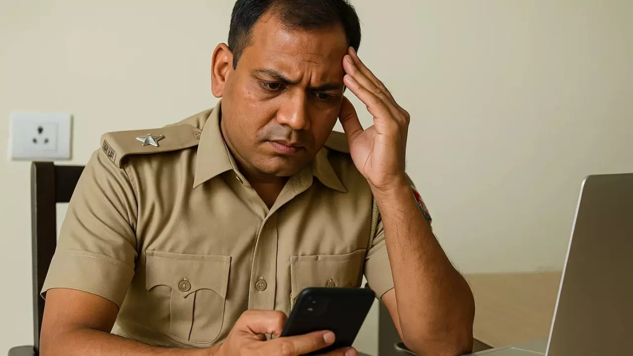 फरीदाबाद में पुलिस वाला ही हो गया साइबर ठगी का शिकार, खाते से निकल गए 6 लाख