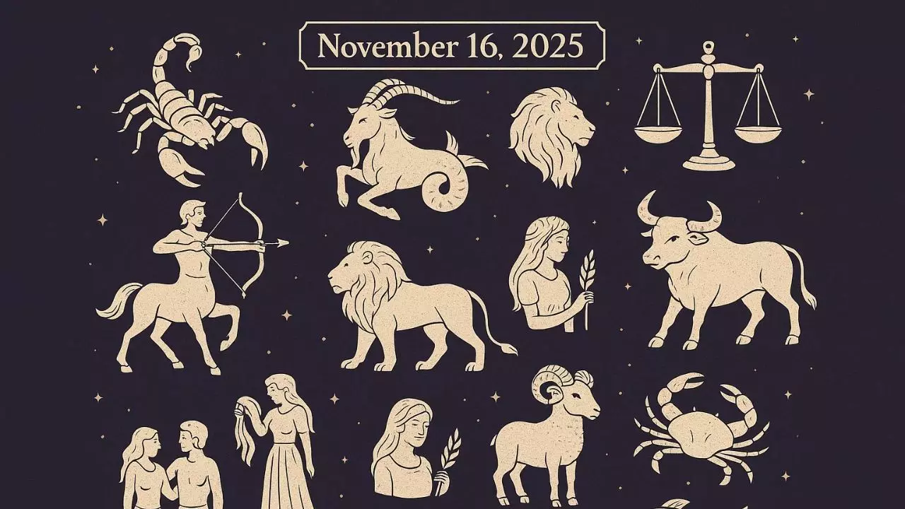 16 नवंबर 2025 का राशिफल : काम, पैसा, रिश्ता - आपकी किस्मत क्या कहती है? जानिए अपनी राशि का हाल