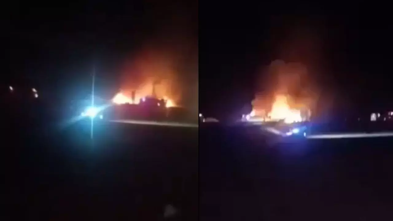 सऊदी अरब में बड़ा हादसा, मक्का से मदीना जा रही बस टैंकर से टकराई; 42 भारतीयों की हुई मौत | Video