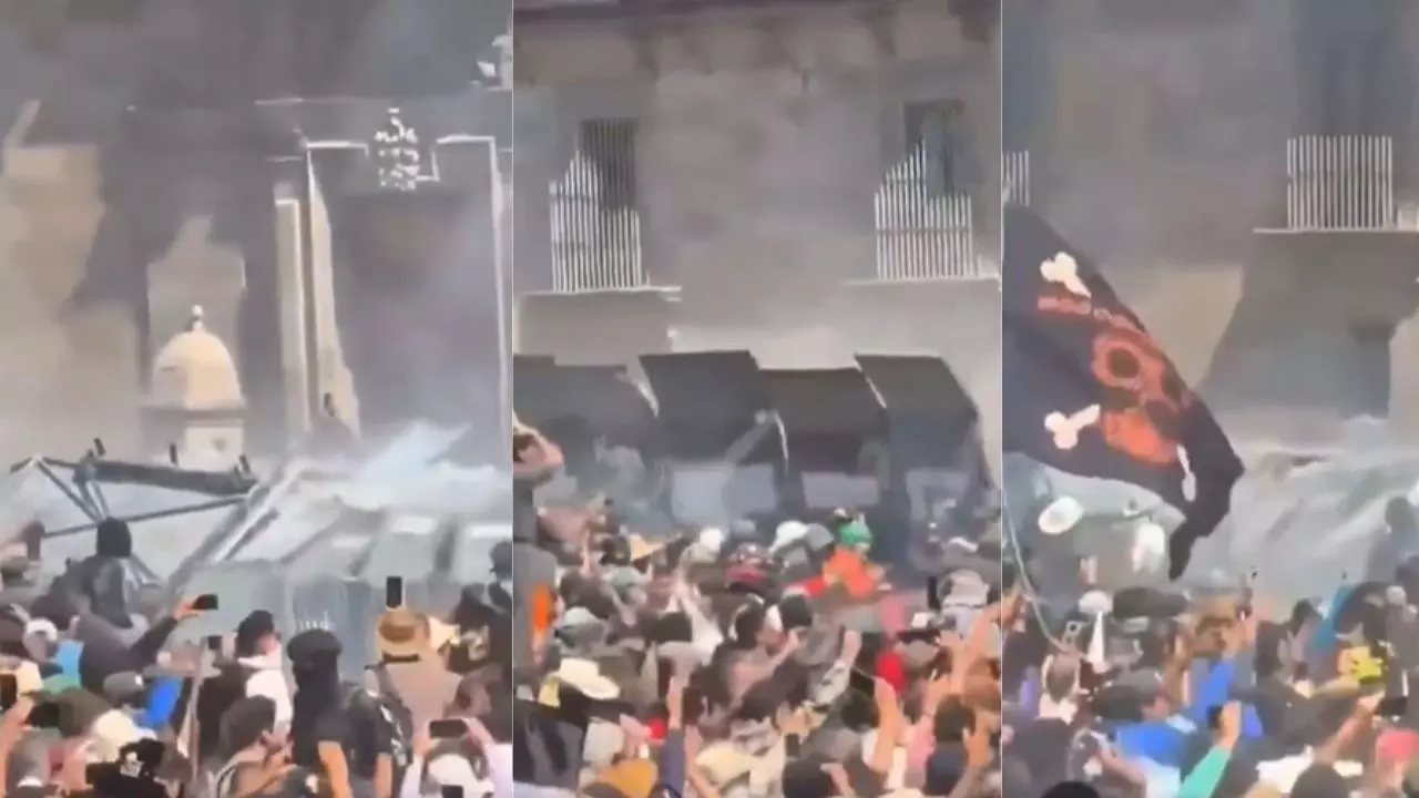 अमेरिका के पड़ोस में नेपाल जैसे हालात, GenZ उतरा सड़कों पर - बवाल के 5 वीडियो