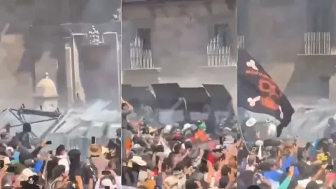 अमेरिका के पड़ोस में नेपाल जैसे हालात, GenZ उतरा सड़कों पर - बवाल के 5 वीडियो अमेरिका के पड़ोस में नेपाल जैसे हालात, GenZ उतरा सड़कों पर - बवाल के 5 वीडियो