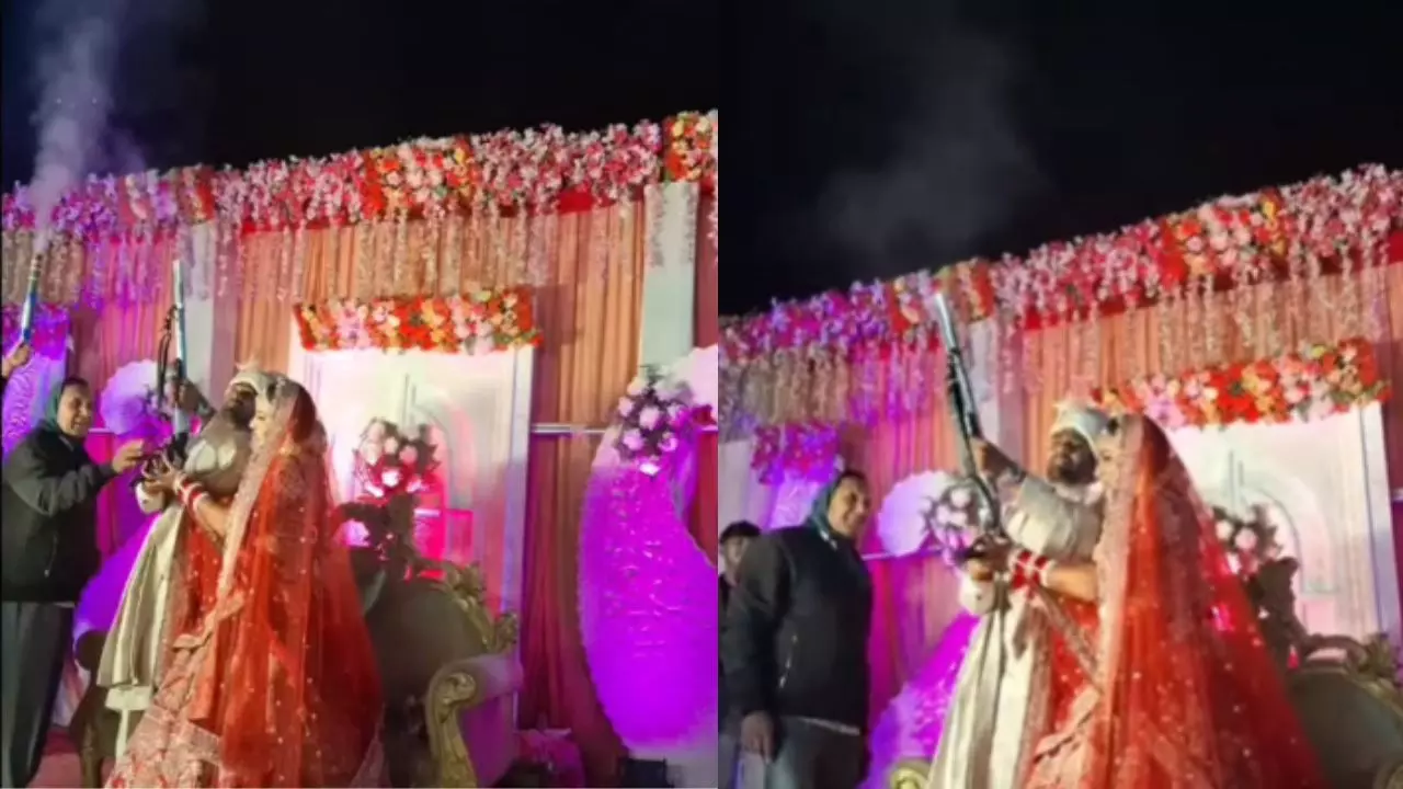 भारतीय एथलीट अन्नू रानी की शादी में चली गोलियां, सोशल मीडिया पर वीडियो वायरल, एक्शन में मेरठ पुलिस