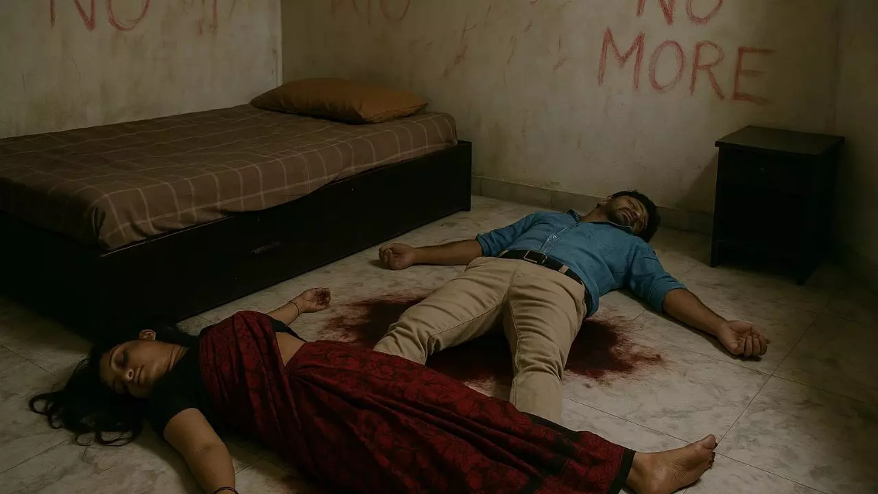 पति-पत्नी की रहस्यमय मौत से मचा हड़कंप, घर में पड़े मिले शव; दीवारों पर लिपस्टिक से लिखे मिले सनसनीखेज मैसेज