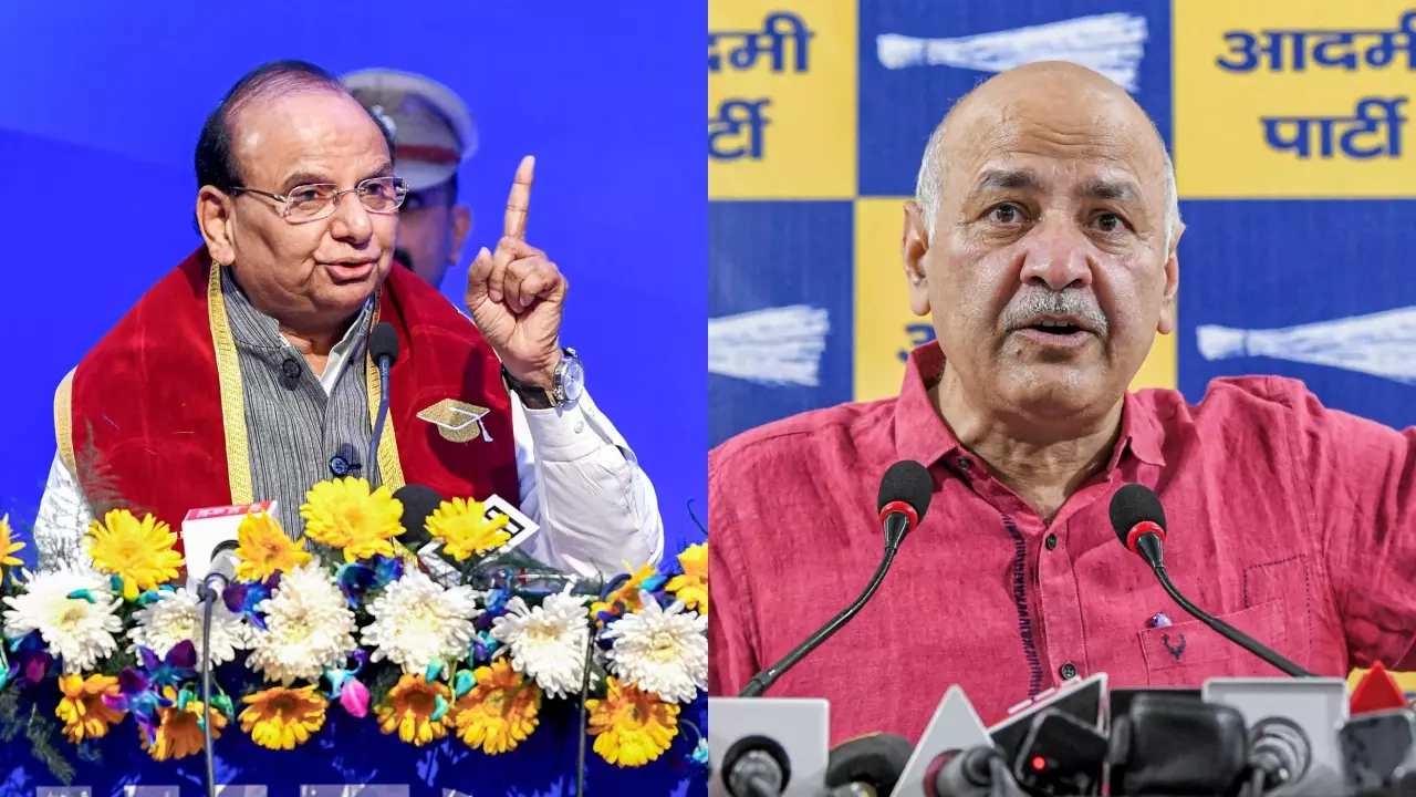 आसमान पर थूका हुआ मुंह पर आकर गिरता है, मनीष सिसोदिया ने विनय सक्सेना को कहा लात साहब? मचा बवाल