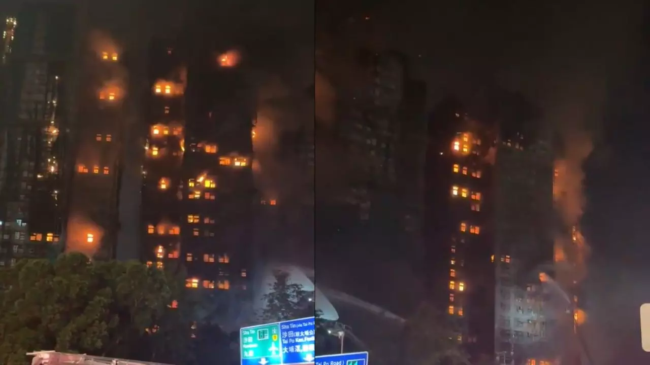 हांगकांग अग्निकांड में अबतक 44 लोगों की मौत, 300 लापता और तीन लोग गिरफ्तार; आखिर कैसे लगी भीषण आग?