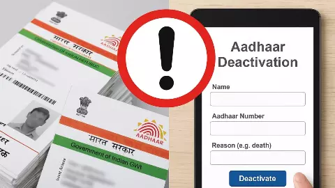 2 करोड़ आधार कार्ड बंद! UIDAI का सबसे बड़ा एक्शन - किसी की मौत के बाद कैसे डिएक्टिवेट करें Aadhaar, जानें पूरा प्रोसेस