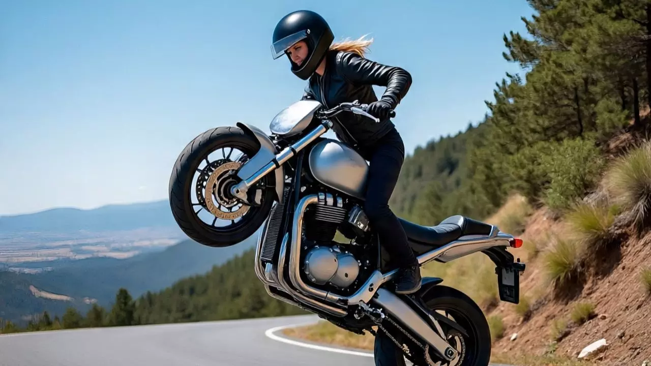 बाइक पर खतरे से खेली लड़की, भारी पड़ा स्टंट वीडियो, देहरादून पुलिस ने काटा तगड़ा चालान