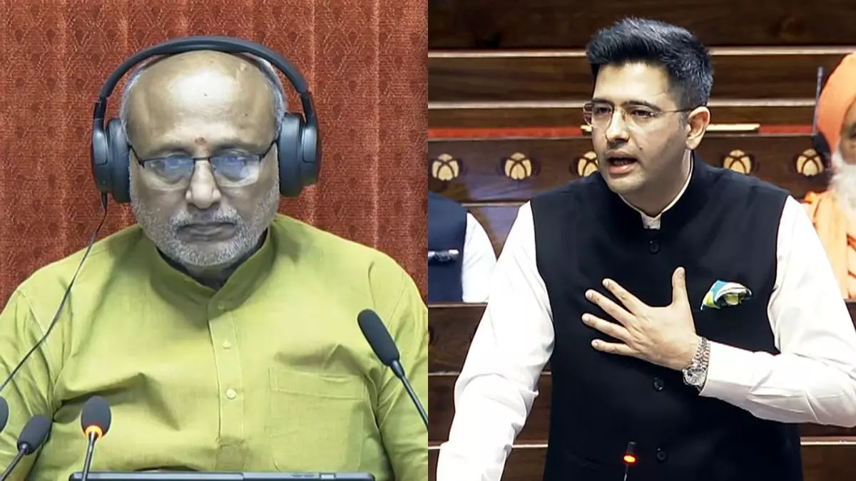 जिसने देखी हो डूबती हुई कश्ती, उसे उम्मीद होती है किनारों से... राघव चड्ढा ने कुछ यूं किया राज्यसभा सभापति सीपी राधाकृष्णन का स्वागत