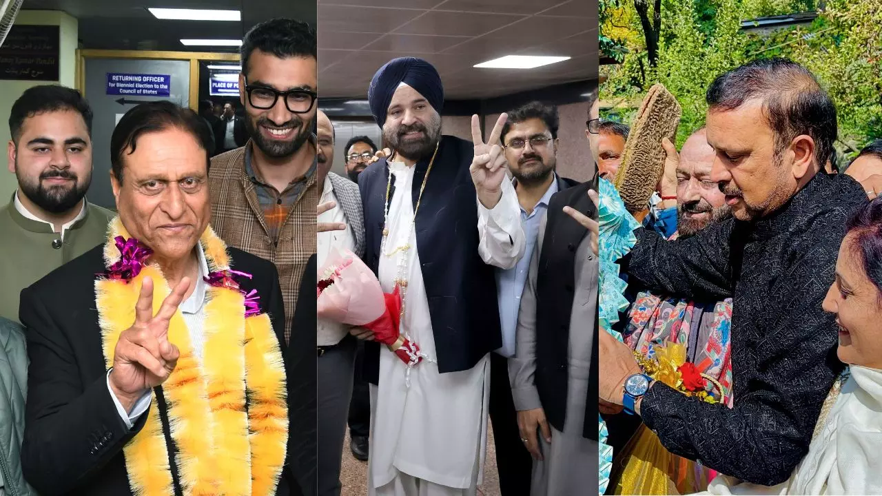 राज्‍यसभा में 5 साल बाद जम्‍मू-कश्‍मीर को मिला प्रतिनिधित्व, शपथ लेने वाले तीनों सांसद कौन?