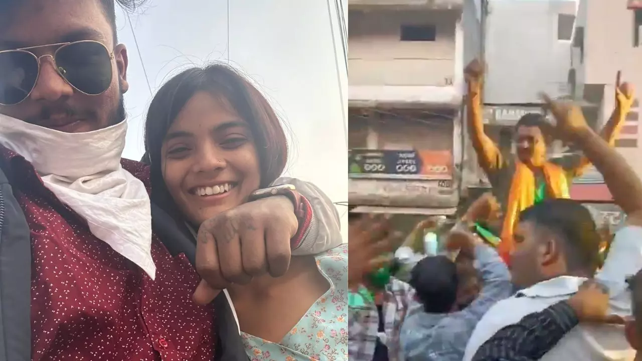 नांदेड़ ऑनर किलिंग: आंचल के पिता के कंधे पर नाचता दिखा प्रेमी सक्षम, पुराना वीडियो आया सामने, पहले से रची जा रही थी हत्या की साजिश!