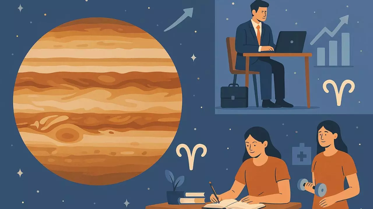 साल 2026 में देवगुरु बृहस्पति 3 राशियों में करेंगे गोचर, जानिए मेष राशि वालों के करियर, शिक्षा और सेहत पर प्रभाव