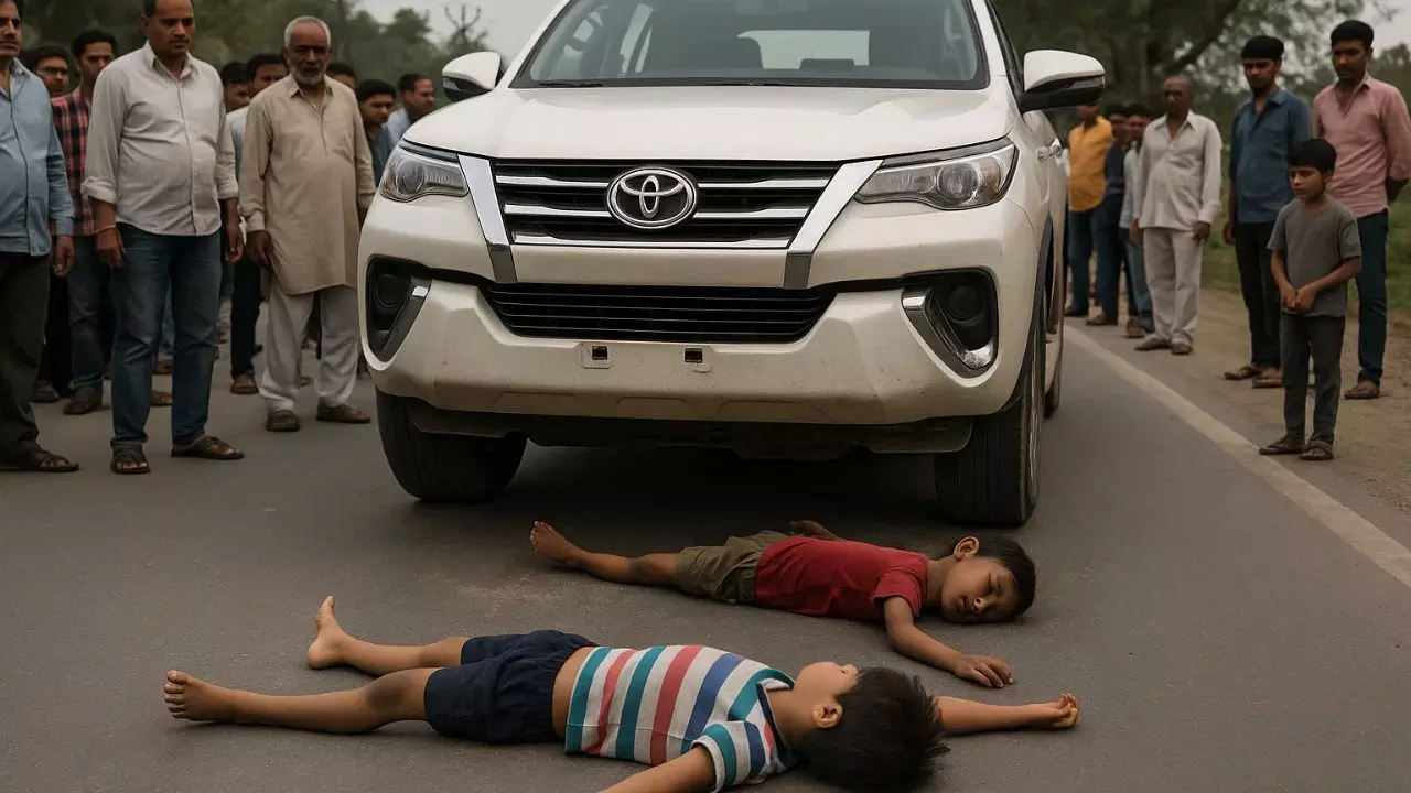 दुर्ग में रफ्तार का कहर, फॉर्च्यूनर ने 2 बच्चों को रौंदा; एक की मौत तो दूसरा लड़ रहा जिंदगी और मौत की जंग