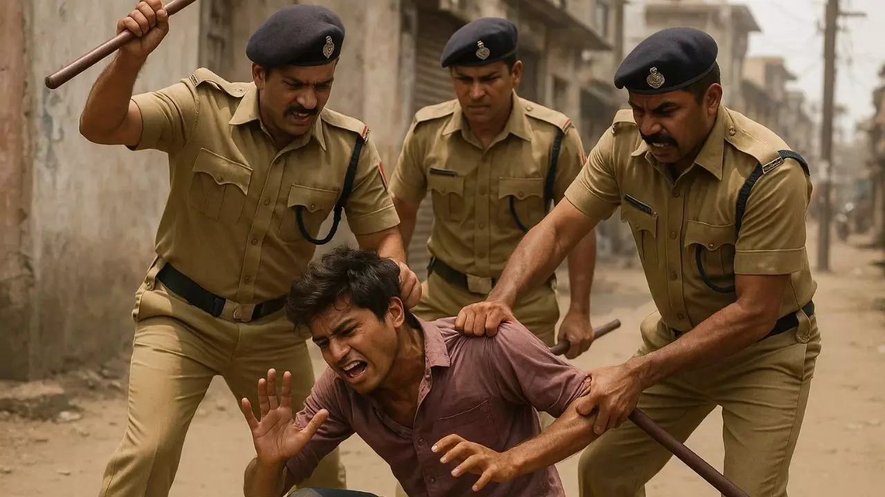 CM पोर्टल पर की शिकायत तो पुलिस ने प्राइवेट पार्ट पर मारी लात! मथुरा में युवक की पिटाई का वीडियो वायरल