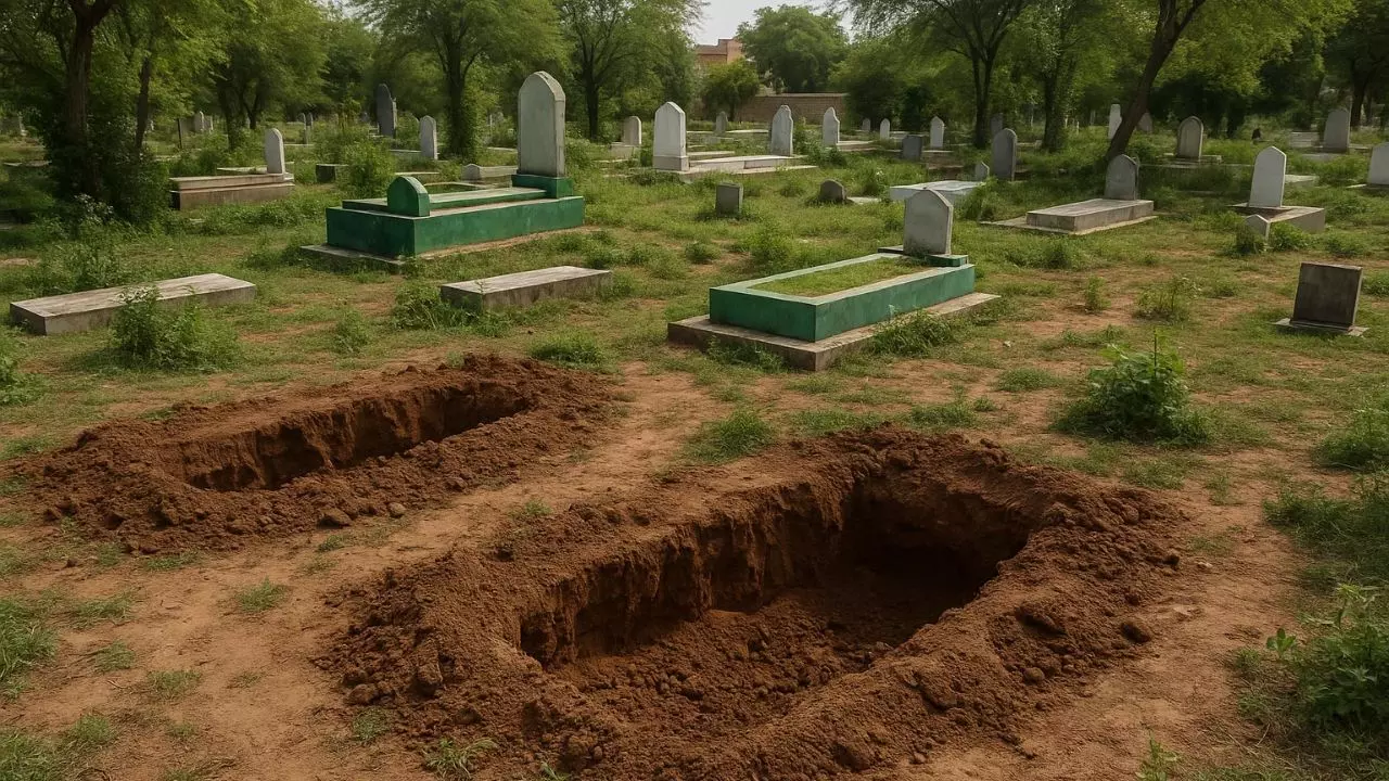 काला जादू या कुछ और... जयपुर में कब्रिस्तान से छेड़छाड़, दो महिलाओं की खोदी कब्रें और कर दिया ऐसा हाल