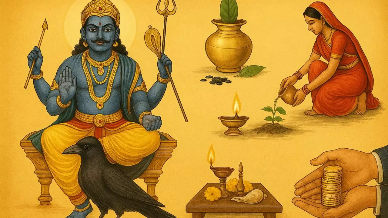 शनिवार के दिन इन पांच कामों को करने से शनिदेव नहीं देते कष्ट, व्यक्ति को बनाते हैं धनवान
