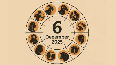 राशिफल 6 दिसंबर 2025 : किसे मिलेगा धन-लाभ और प्रमोशन का मौका? जानें आपकी राशि के लिए कैसा रहेगा शनिवार