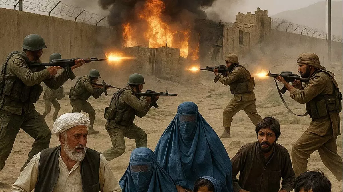 सऊदी शांति वार्ता बेअसर! PAK-अफगान सीमा पर फिर जंग जैसे हालात, चमन-स्पिन बोल्डक में भीषण गोलीबारी; लोगों ने छोड़ा घर- VIDEO