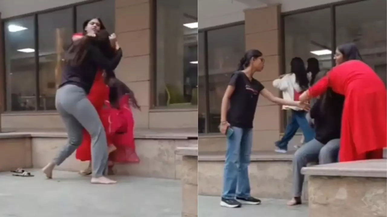 तेरे बाप की जगह है..., एमिटी यूनिवर्सिटी में नए बवाल का Video Vira; 2 लड़कियों के बीच छिड़ी जंग!