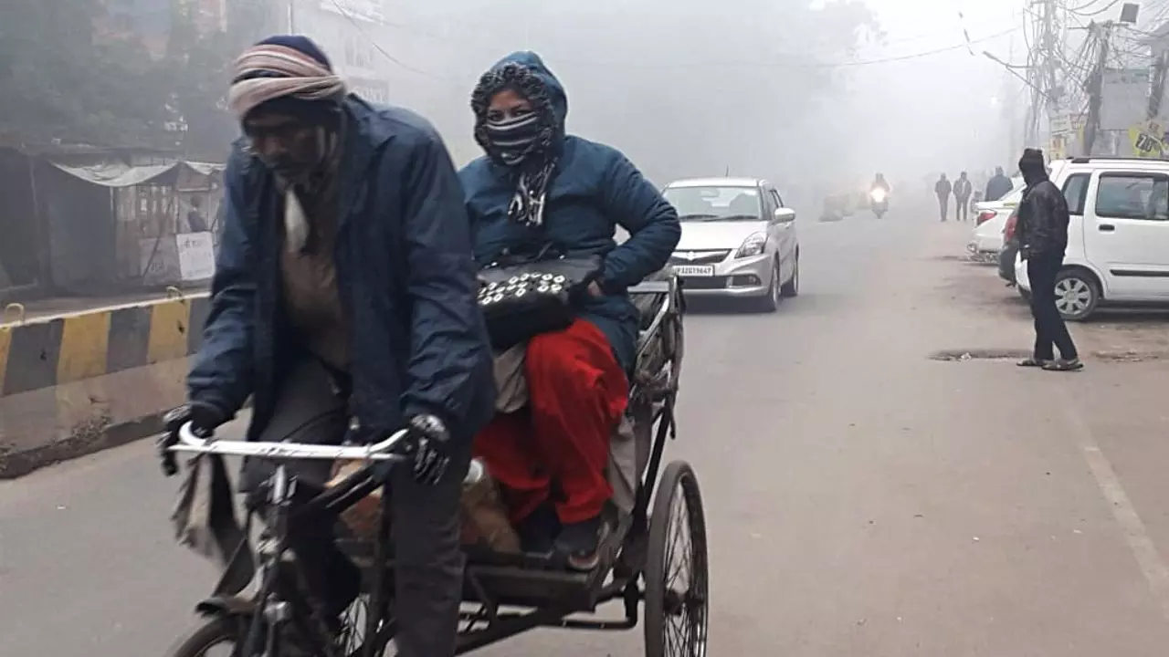 8 बड़े शहरों में घने कोहरे का अलर्ट, दिल्ली-लखनऊ में कंपकंपी वाली ठंड, 4 राज्यों में छाए काले बादल
