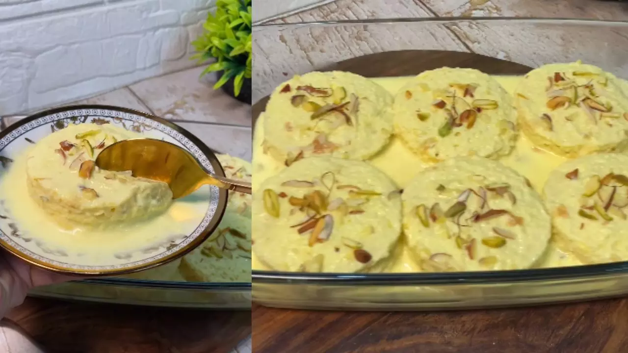 New Year 2026 की पार्टी में छा जाएगी सिर्फ़ 20 मिनट वाली ब्रेड रसमलाई; जानें इसकी आसान रेसेपी