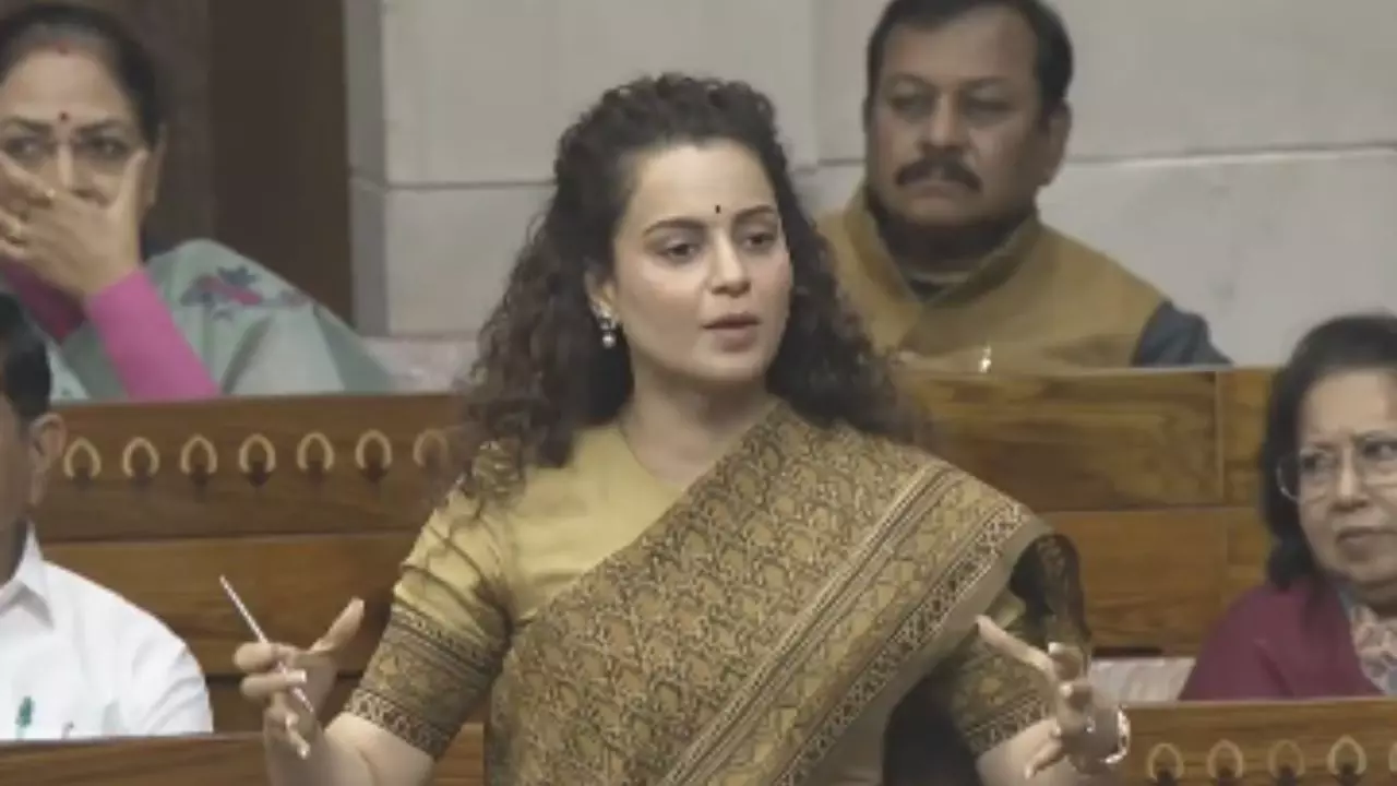 EVM नहीं, दिल को हैक करते हैं मोदी..., सदन में बोलीं कंगना रनौत; प्रियंका गांधी पर किया पलटवार