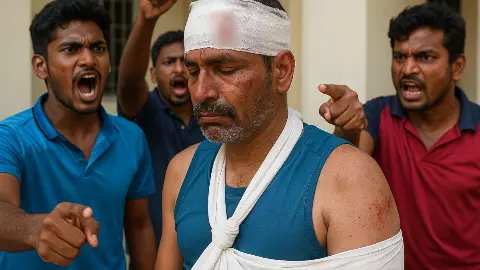 पुडुचेरी में बवाल! टीम में चयन न होने पर खिलाड़ियों ने कोच पर किया जानलेवा हमला, सिर पर लगे 20 टांके-कंधा भी हुआ फ्रैक्चर पुडुचेरी में बवाल! टीम में चयन न होने पर खिलाड़ियों ने कोच पर किया जानलेवा हमला, सिर पर लगे 20 टांके-कंधा भी हुआ फ्रैक्चर