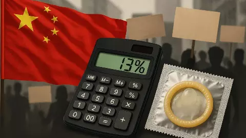 कंडोम पर चीन ने क्यों लगाया 13% टैक्स? पड़ोसी देश में मचा बवाल! जानें ड्रैगन क्यों बढ़ाना चाहता है जनसंख्या कंडोम पर चीन ने क्यों लगाया 13% टैक्स? पड़ोसी देश में मचा बवाल! जानें ड्रैगन क्यों बढ़ाना चाहता है जनसंख्या