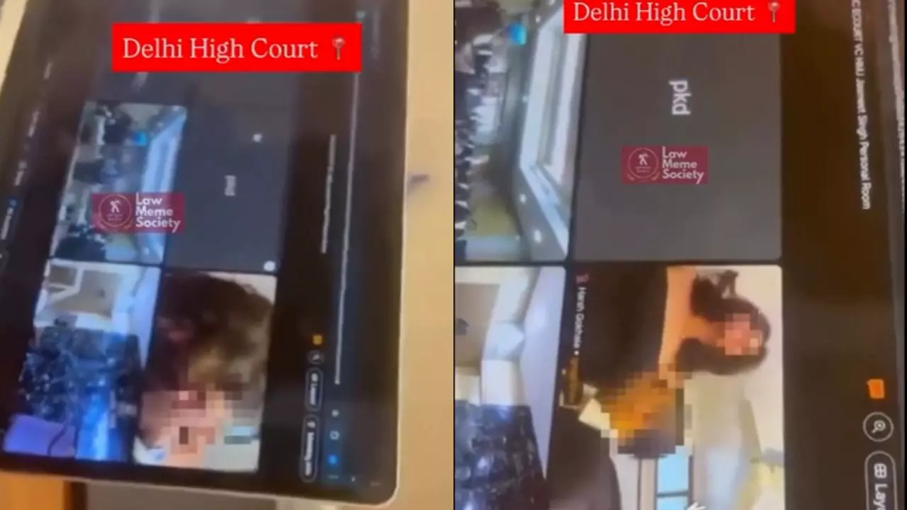 OMG! सुनवाई के दौरान कपल का 35 सेकेंड का अश्लील Video Viral, यूजर्स ने बताया कहां का है ये वीडियो?
