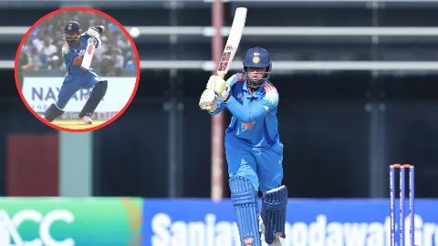14 साल के वैभव सूर्यवंशी का जलवा! U-19 एशिया कप में UAE के खिलाफ जड़ा तूफानी शतक, विराट कोहली को छोड़ा पीछे 14 साल के वैभव सूर्यवंशी का जलवा! U-19 एशिया कप में UAE के खिलाफ जड़ा तूफानी शतक, विराट कोहली को छोड़ा पीछे