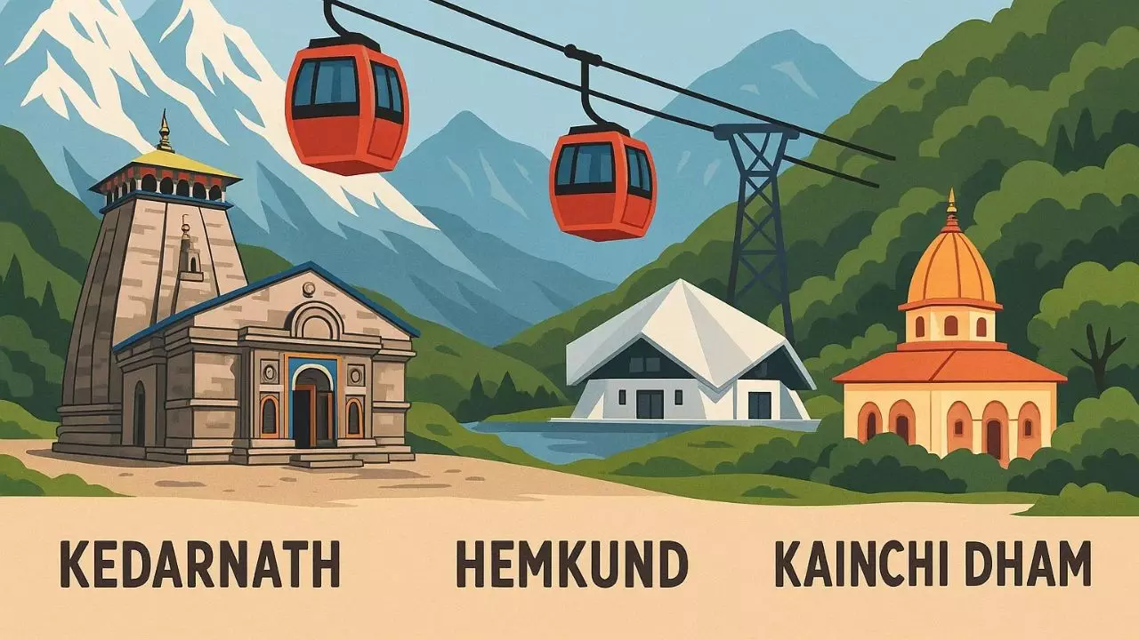 क्या है उत्तराखंड सरकार का मास्टरप्लान? केदारनाथ, हेमकुंड और कैंची धाम तक रोपवे सुविधा की होगी शुरुआत!