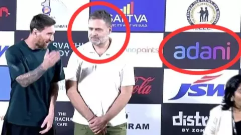 शर्म हया नाम की चीज भी नहीं..., अडानी स्पॉन्सर्ड इवेंट में लियोनल मेसी से राहुल गांधी की मुलाकात पर भड़के यूजर्स शर्म हया नाम की चीज भी नहीं..., अडानी स्पॉन्सर्ड इवेंट में लियोनल मेसी से राहुल गांधी की मुलाकात पर भड़के यूजर्स