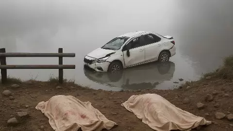 घने कोहरे के कारण नदी में गिरी कार, पति-पत्नी की मौके पर हुई मौत; सरकारी स्कूल में टीचर थे दोनों घने कोहरे के कारण नदी में गिरी कार, पति-पत्नी की मौके पर हुई मौत; सरकारी स्कूल में टीचर थे दोनों