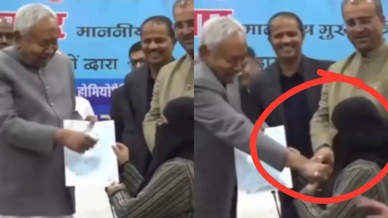 हिंदू धर्म में महिला का दुपट्टा खींचने पर महाभारत हुआ, मुस्लिम महिला का हिजाब खींचना मूड! नुसरत ने नीतीश सरकार की नौकरी पर मारी लात!