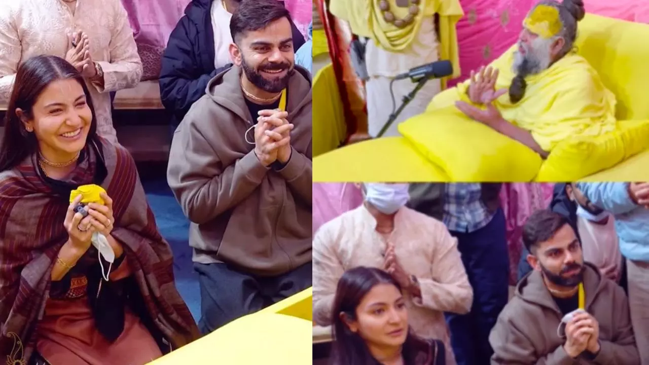 उधर मेसी से मिलने में बिजी थे सेलिब्रिटी, इधर विराट कोहली पहुंच गए वृंदावन; प्रेमानंद महाराज से मिलने का वीडियो वायरल