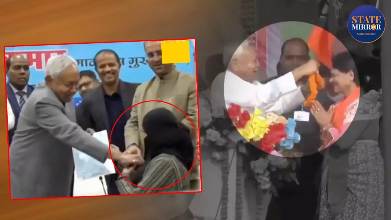 कभी हिजाब हटाना तो कभी महिला के कंधे पर हाथ रखना... नीतीश कुमार की ‘हरकतों’ की टाइमलाइन क्यों चर्चा में?