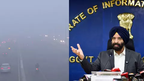 दिल्ली में बढ़ते प्रदूषण पर सियासत तेज, पर्यावरण मंत्री ने जनता से मांगी माफी; AAP पर फोड़ा ठीकरा दिल्ली में बढ़ते प्रदूषण पर सियासत तेज, पर्यावरण मंत्री ने जनता से मांगी माफी; AAP पर फोड़ा ठीकरा