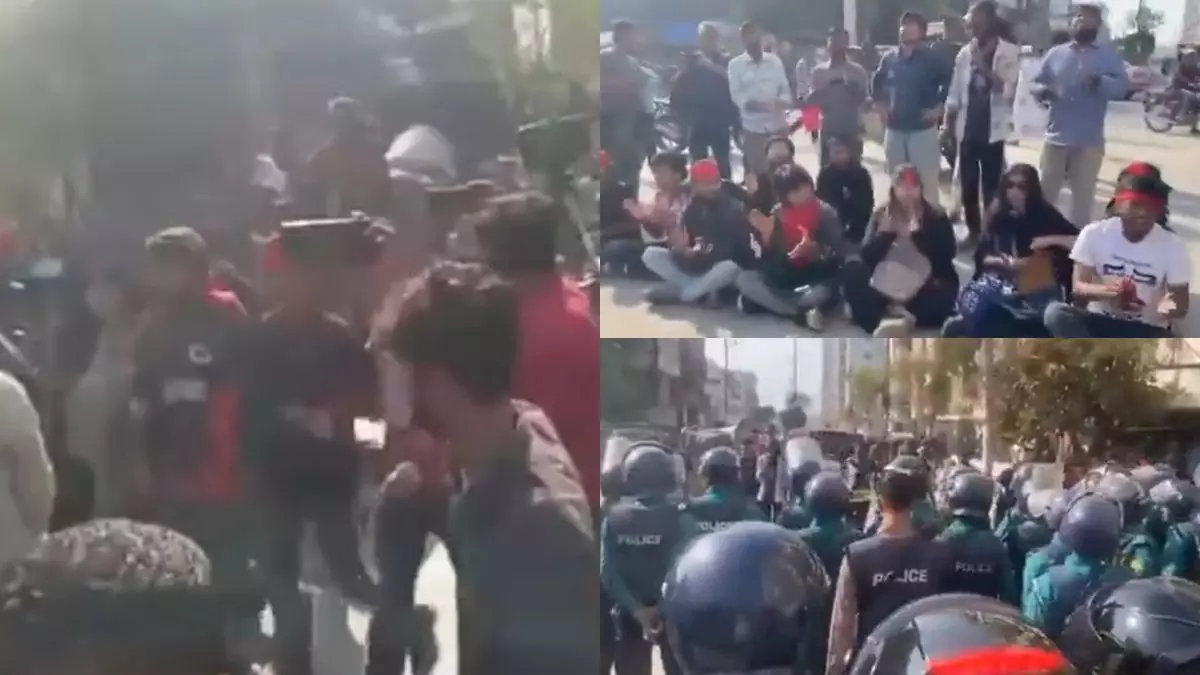 बांग्लादेश में लगातार भारत के खिलाफ हो रहे प्रदर्शन, फिर भी ढाका में क्यों खुला भारतीय वीजा सेंटर? दो शहरों में अभी भी बंद हैं सेवाएं