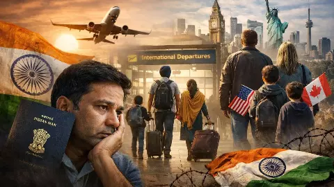 हर साल 2 लाख से ज्यादा भारतीय छोड़ रहे हैं देश की नागरिकता, क्या है इस ‘खामोश पलायन’ की असली वजह? हर साल 2 लाख से ज्यादा भारतीय छोड़ रहे हैं देश की नागरिकता, क्या है इस ‘खामोश पलायन’ की असली वजह?