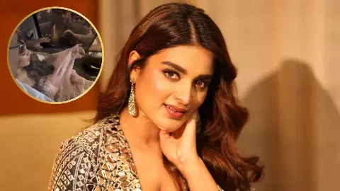 Raja Sahab के इवेंट में Nidhi Agarwal से हुई बदसूलकी, सोशल मीडिया पर वीडियो देखते ही भड़के फैंस | Video Viral Raja Sahab के इवेंट में Nidhi Agarwal से हुई बदसूलकी, सोशल मीडिया पर वीडियो देखते ही भड़के फैंस | Video Viral