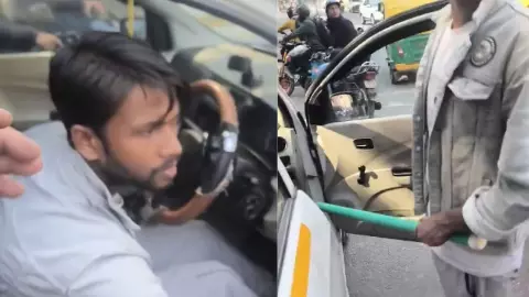 रैपिडो वालों क्या करके मानोगे... फोन पर बात कर रहा था कैब ड्राइवर, कस्टमर ने टोका तो हाथ में रॉड लेकर मारने की देने लगा धमकी रैपिडो वालों क्या करके मानोगे... फोन पर बात कर रहा था कैब ड्राइवर, कस्टमर ने टोका तो हाथ में रॉड लेकर मारने की देने लगा धमकी